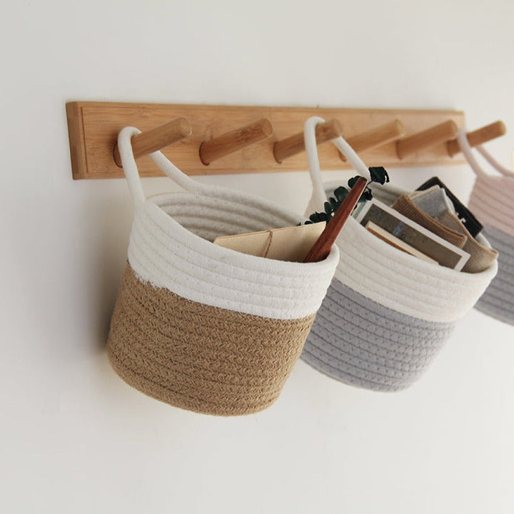 Dual-Tone Woven Basket