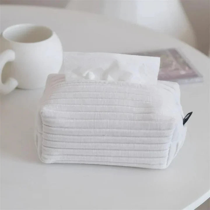 Velvet Jacquard Tissue Box