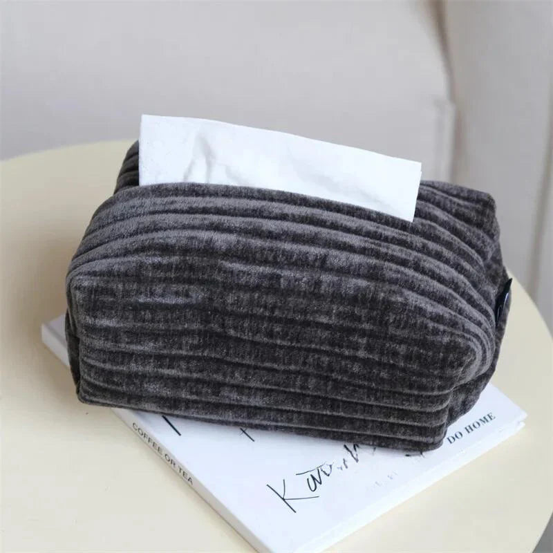 Velvet Jacquard Tissue Box