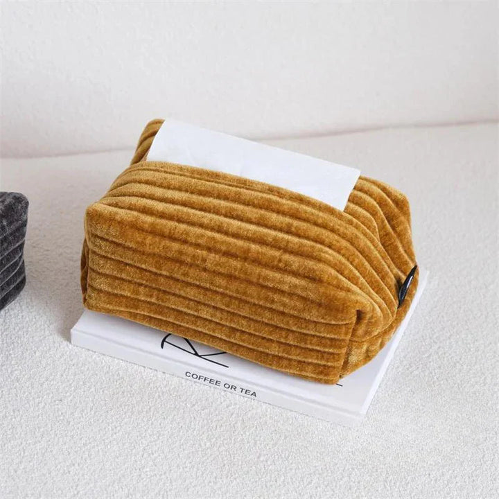 Velvet Jacquard Tissue Box