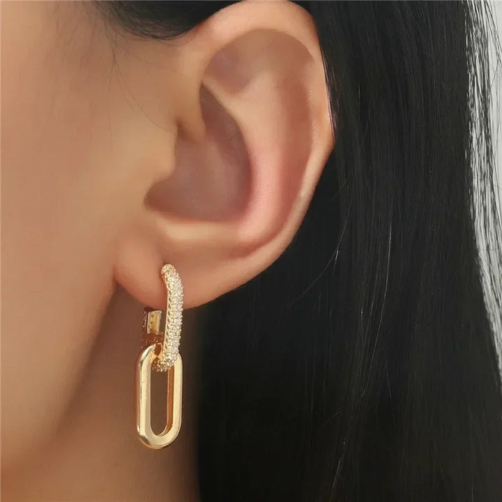 Liora Link Drop Earrings
