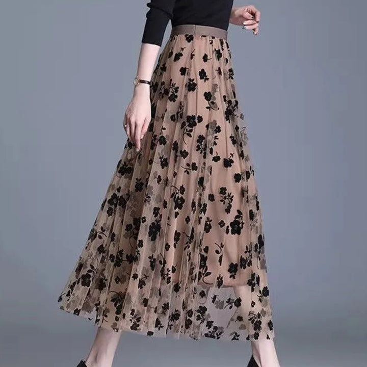 Valencia Bloom Mesh Skirt