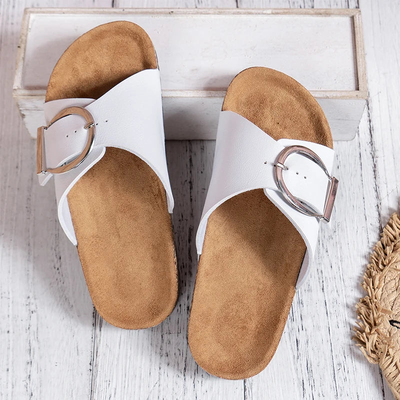 Lyra Buckle Slides