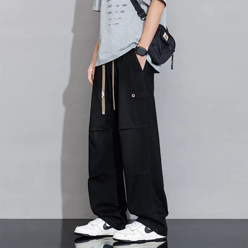 Reyes Utility Wide-Leg Jeans