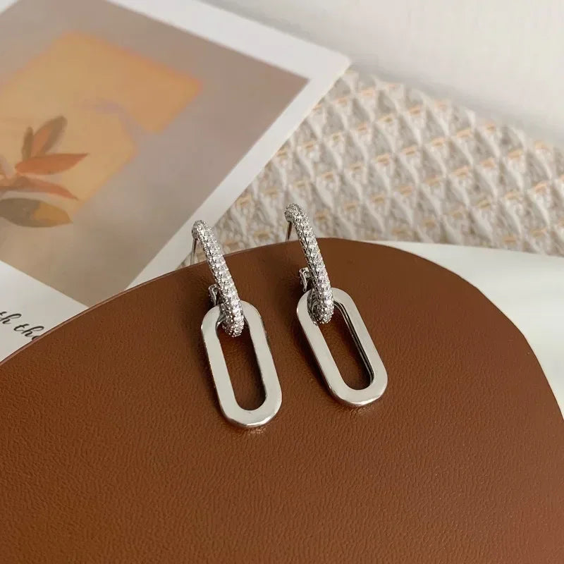 Liora Link Drop Earrings