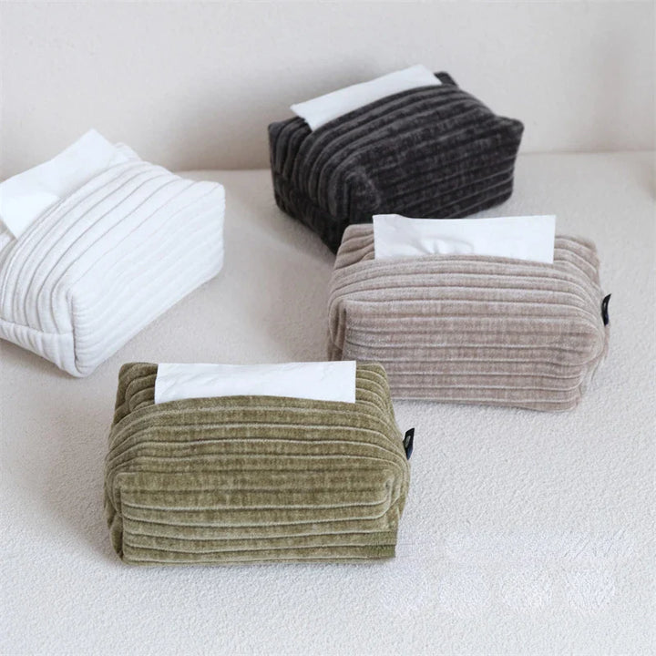Velvet Jacquard Tissue Box