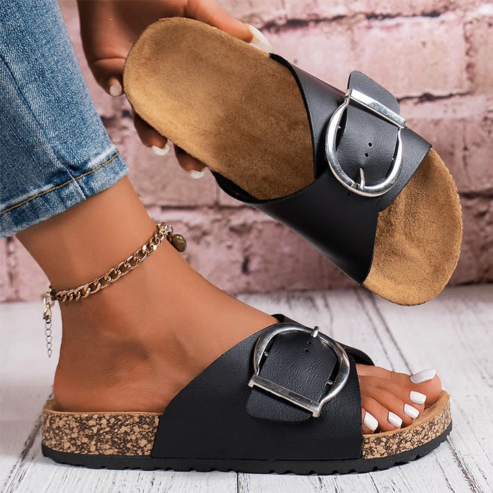 Lyra Buckle Slides