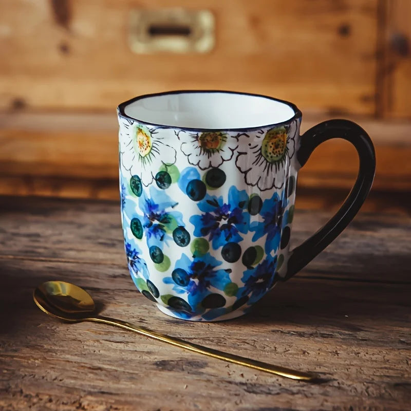 Floral Porcelain Mug
