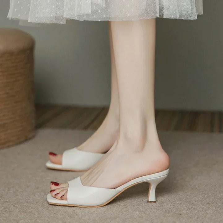 Rosalva Open Toe Mules