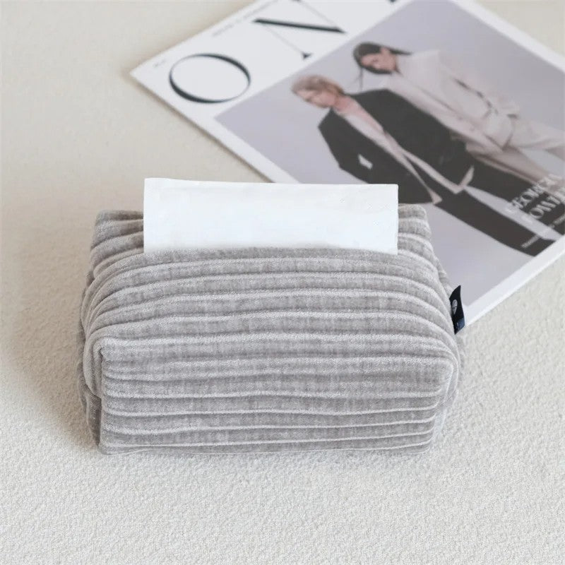 Velvet Jacquard Tissue Box