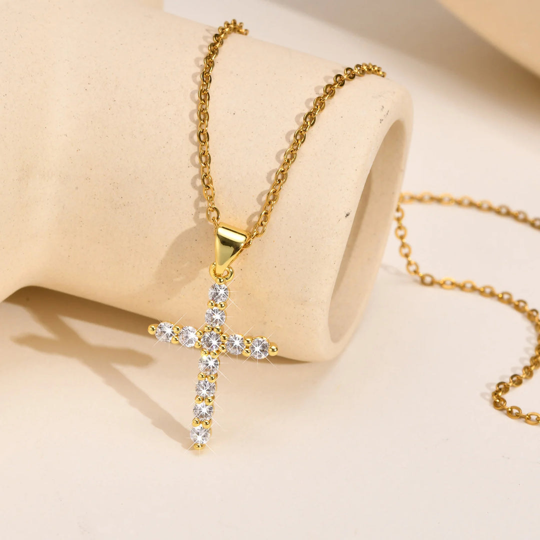 Elariah Radiant Cross Pendant