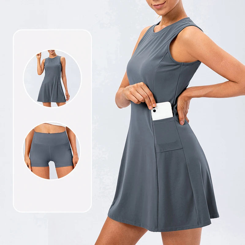 Elise Sleeveless Tennis Dress