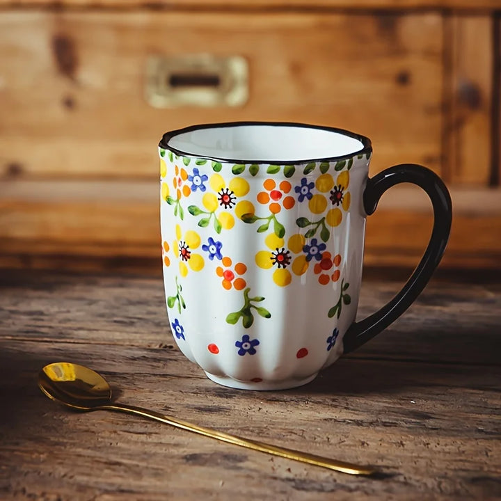 Floral Porcelain Mug